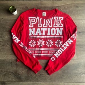 Pink Victoria’s Secret long sleeve tee